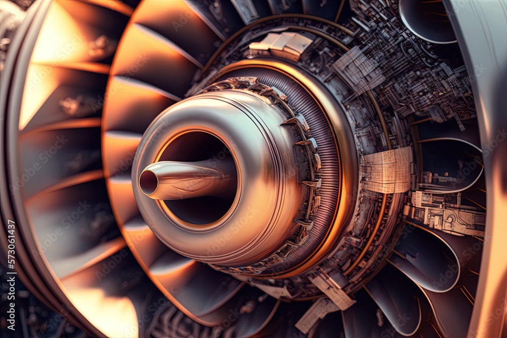industrial manufacturing concept as seen via the intricate system of ...