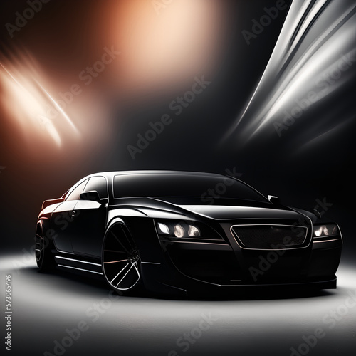 Luxurious Car  Generative AI Illustration