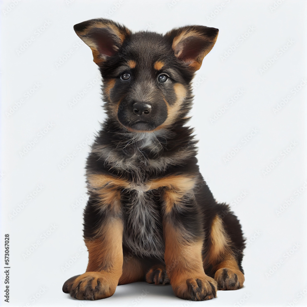Puppy Deutscher Wachtelhund - Generative AI Puppy Deutscher Wachtelhund - Generative AI