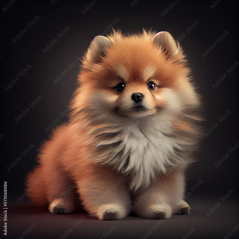 Puppy German Spitz - Generative AI