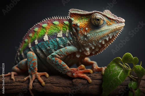 Capturing the Subtle Beauty of Chameleon Generative AI  © Lucija