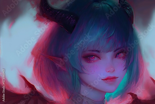 The girl with demon spirit 