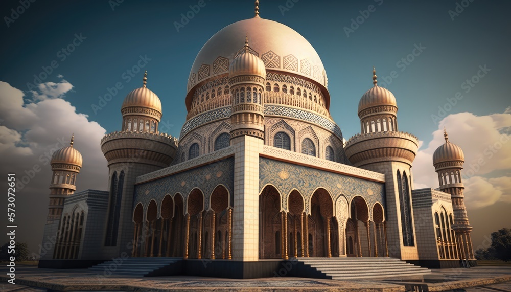 Obraz premium Beautiful Islamic Mosque
