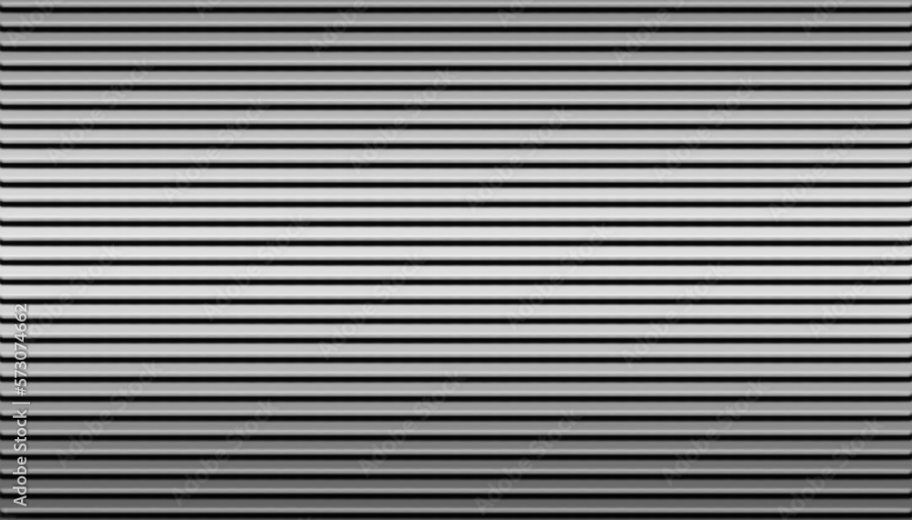 Silver steel horizontal stripe metal texture as wall decoration and background Silver steel horizontal stripe metal texture as wall decoration and background