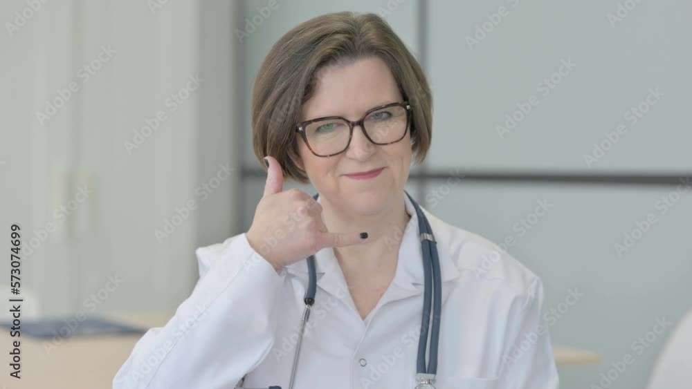 Gesture of Call Me for Consultation and Help by Senior Doctor Gesture of Call Me for Consultation and Help by Senior Doctor