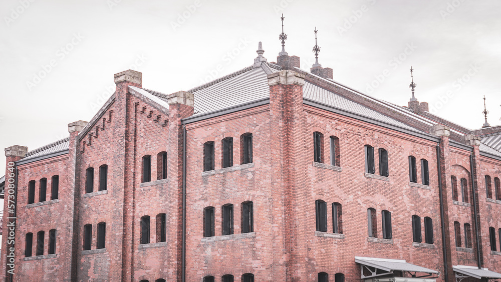 Naklejka premium 横浜 赤レンガ倉庫