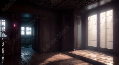 Interior of a empty room [AI Generated]