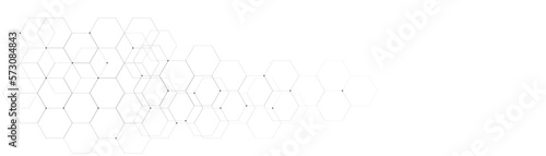 Technology Background with abstract hexagonal