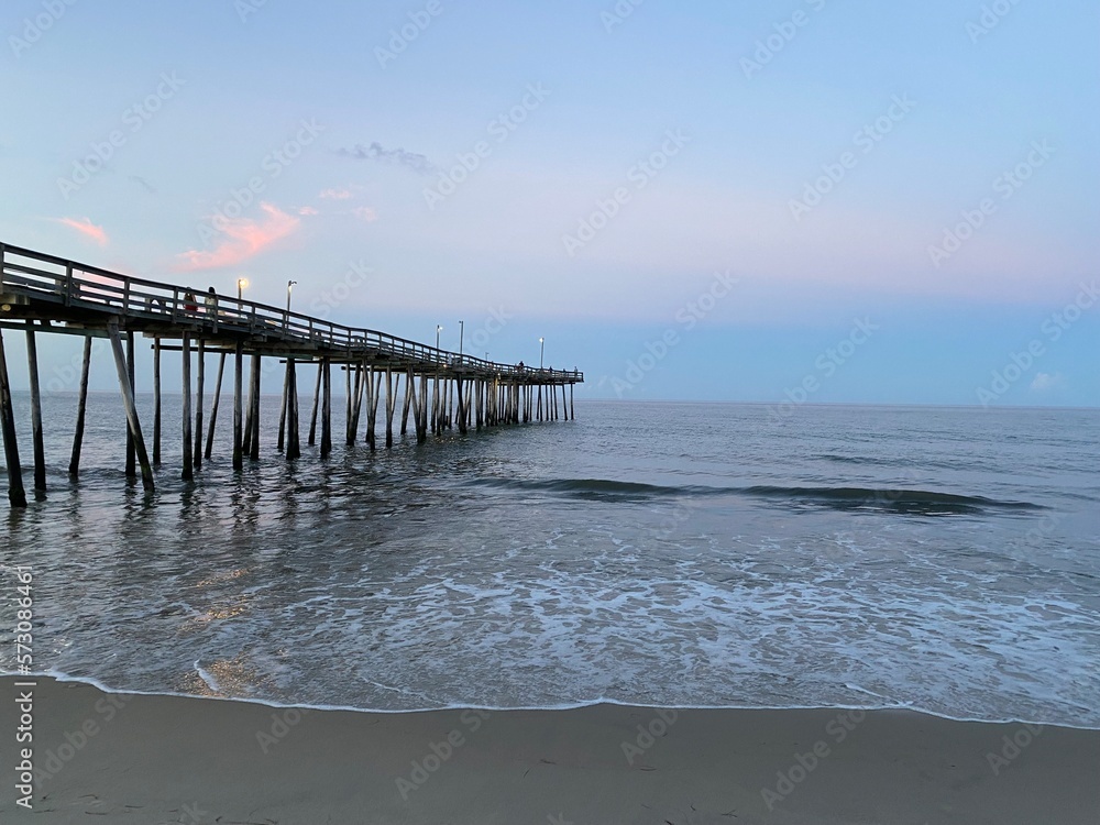 Fototapeta premium Fish Heads Pier - Nags Head, NC