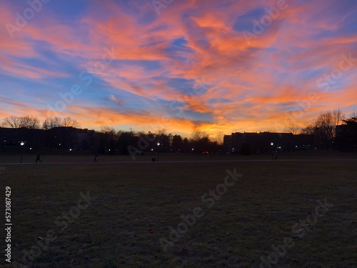 Sunset - Virginia Tech photo