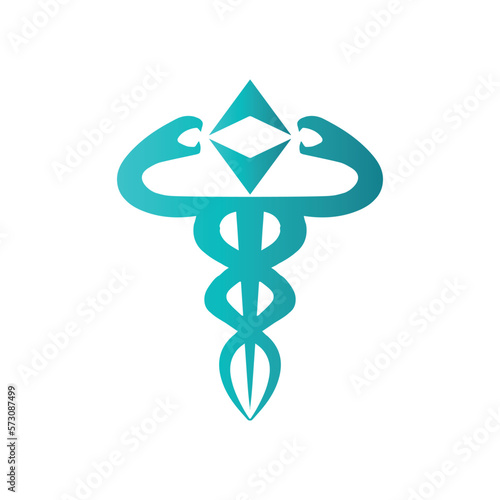 hermes logo pharmacist logo healing icon modern corporate, abstract letter logo