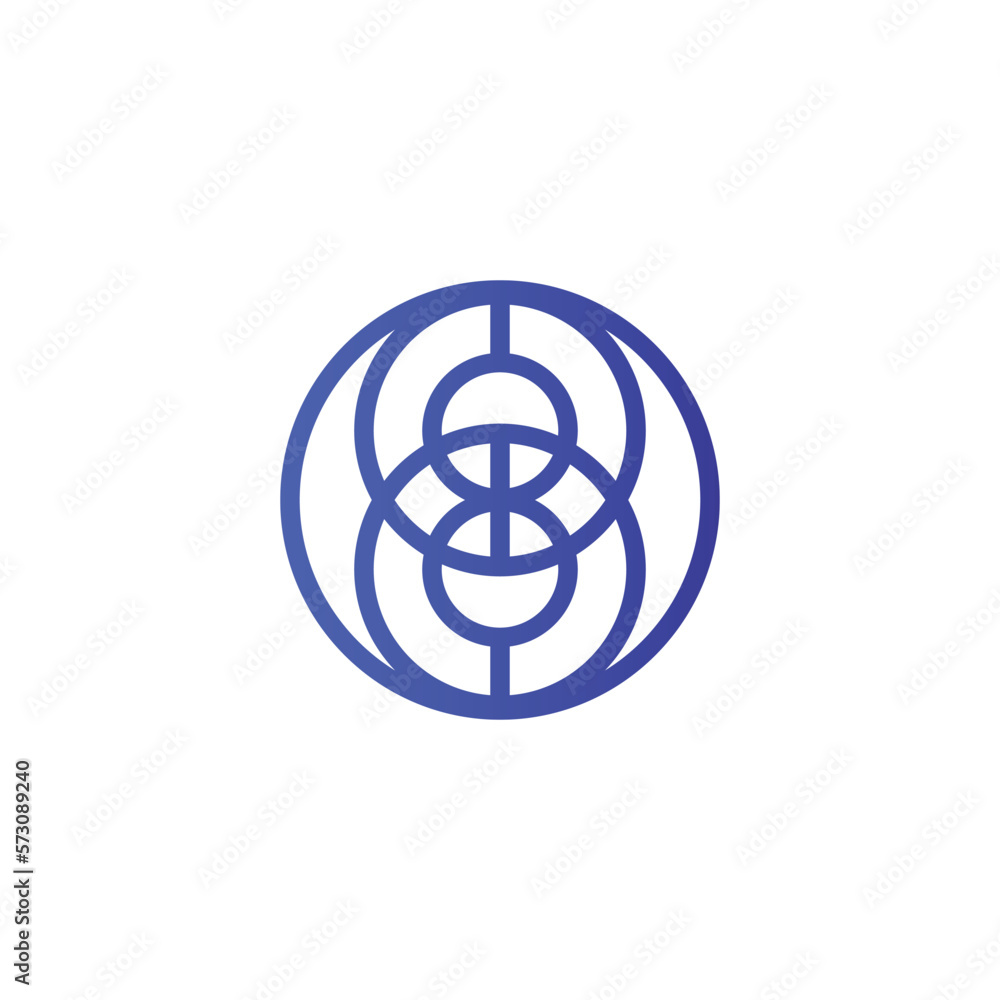 number eight round logo modern corporate, abstract letter logo number eight round logo modern corporate, abstract letter logo