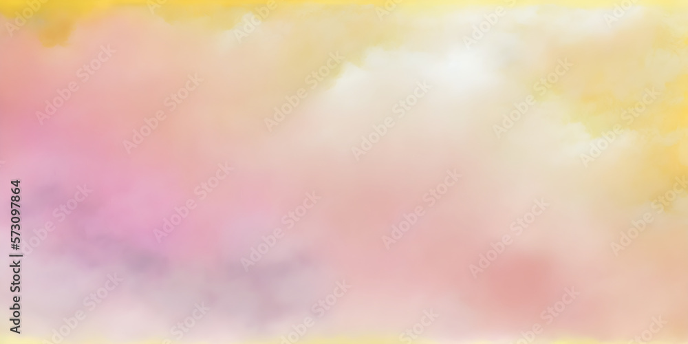 watercolor abstract gradient background with sky texture