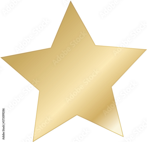 Gold style star pattern  icon