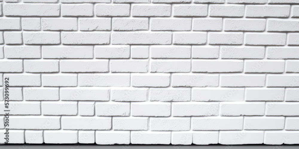 Background texture of small tiny white brick wall - generative ai Background texture of small tiny white brick wall - generative ai