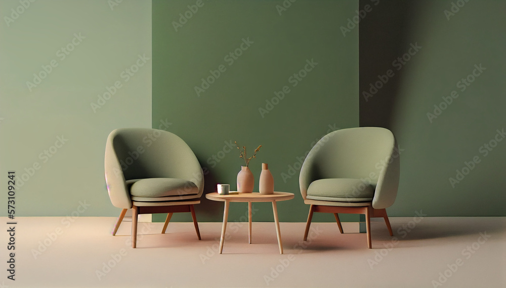 Modern living room with interior design Modern living room with interior design