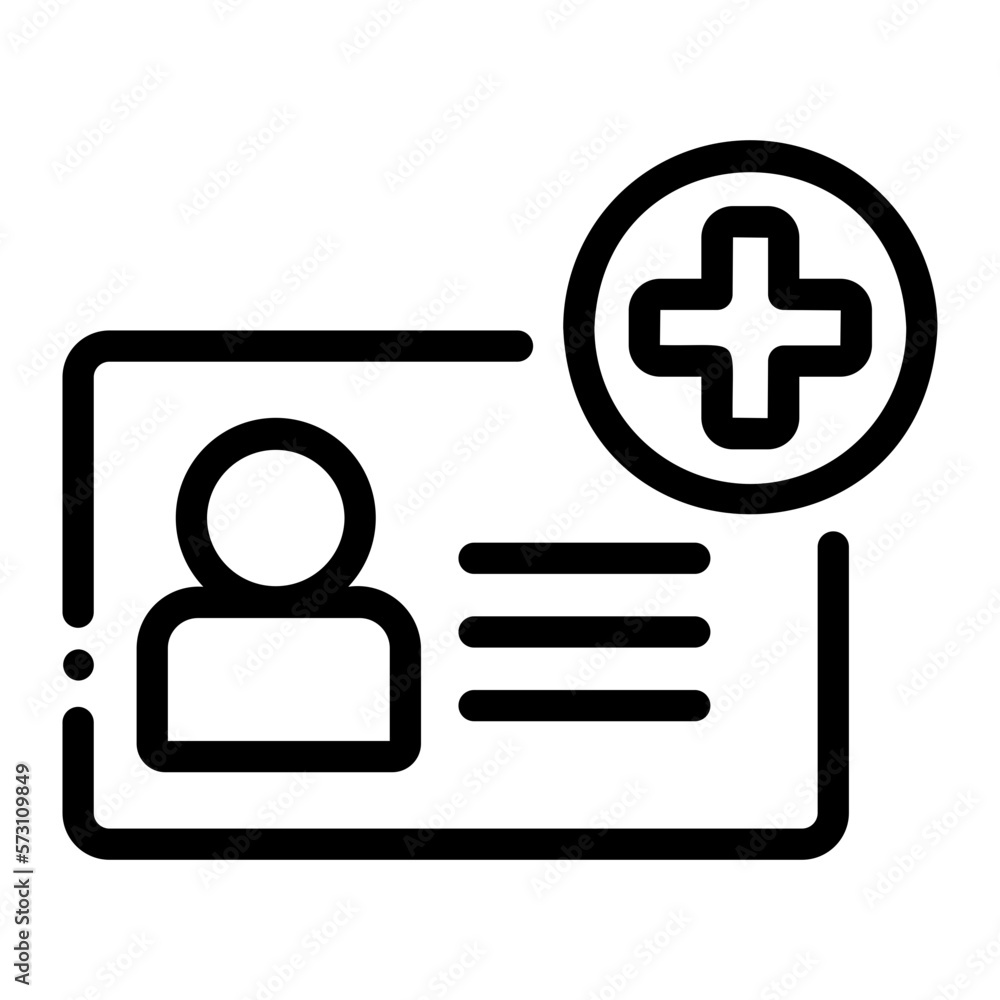 Obraz premium patient icon