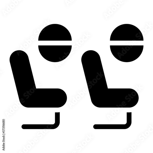 seats glyph icon