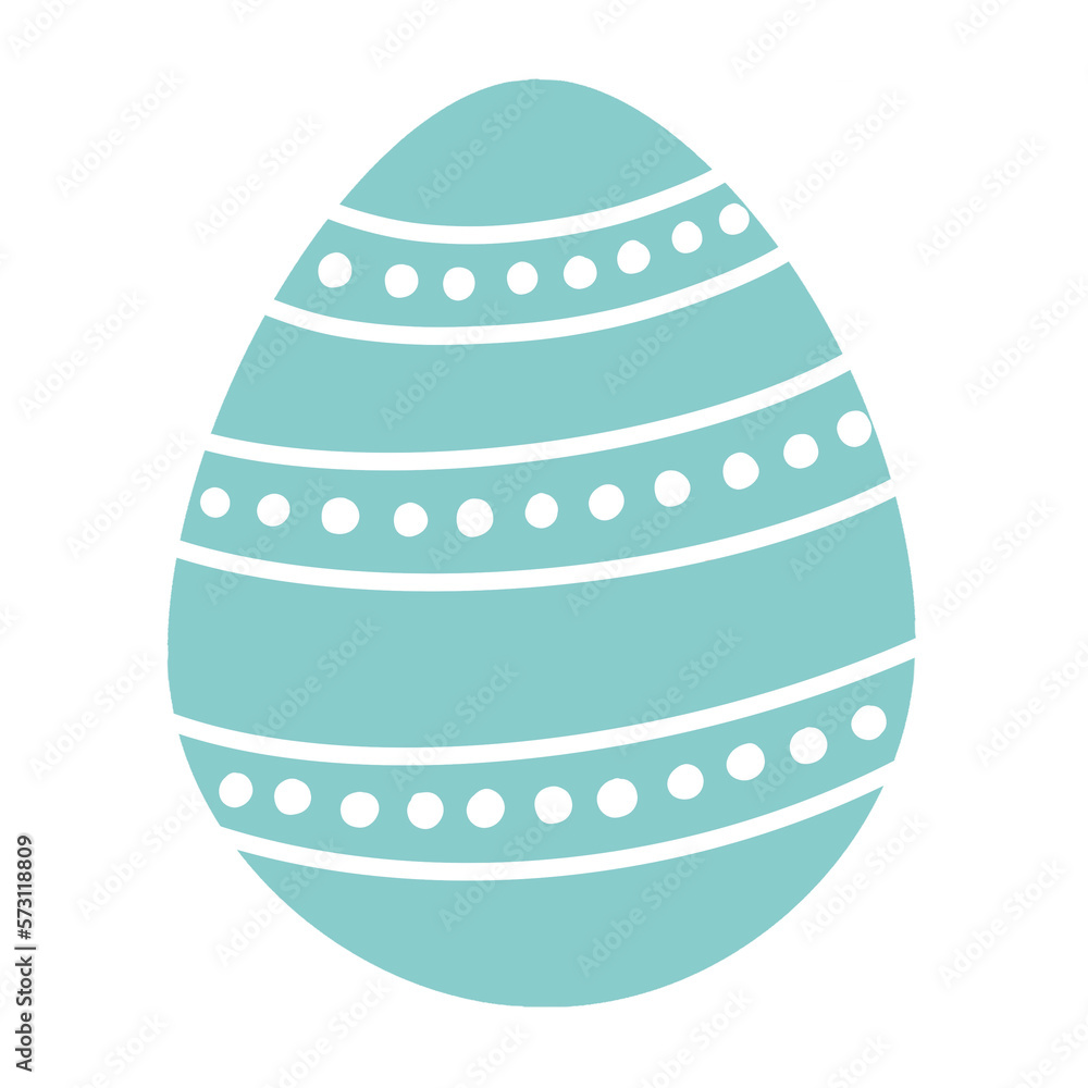 Dotted Pattern Easter Egg Dotted Pattern Easter Egg