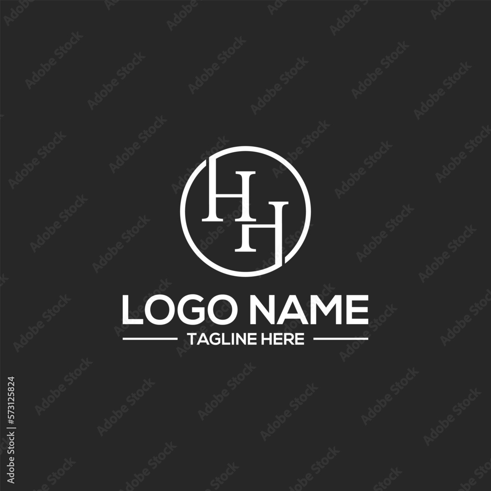 creative HH logo designs creative HH logo designs