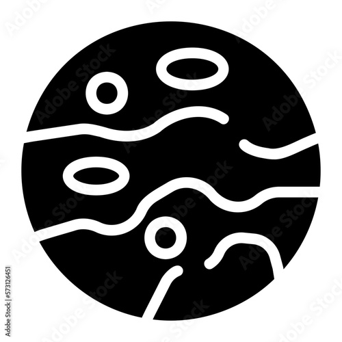 pluto glyph icon