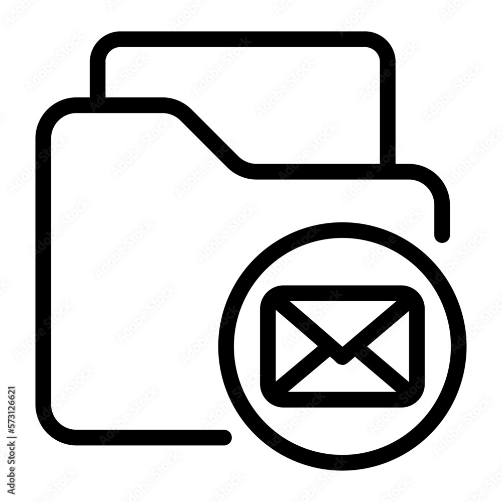 folder line icon folder line icon