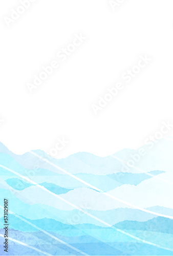 海　夏　和柄　背景