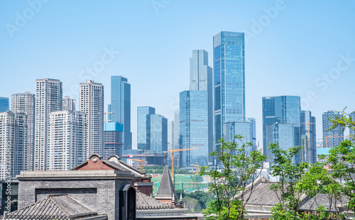 China Chongqing urban architectural scenery