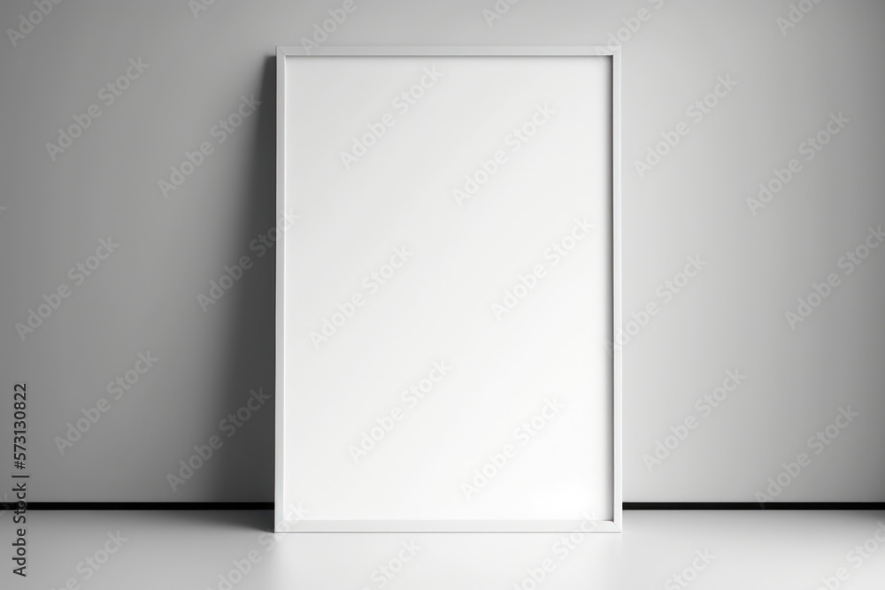 White empty frame for art or photographt White empty frame for art or photographt