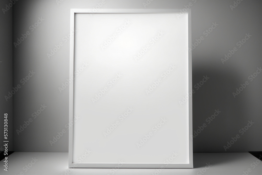 White empty frame for art or photographt White empty frame for art or photographt