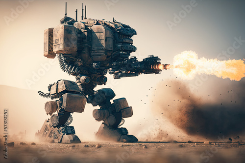 Mech Gun Warrior: Ready to Battle Generative AI