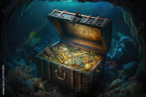 Treasure Hunting: Pirates' Loot at the Bottom of the Ocean Generative AI