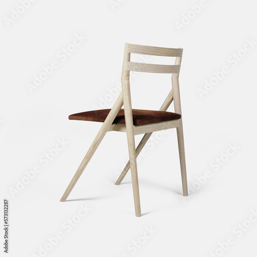 Light color wooden chair  home wooden furniture