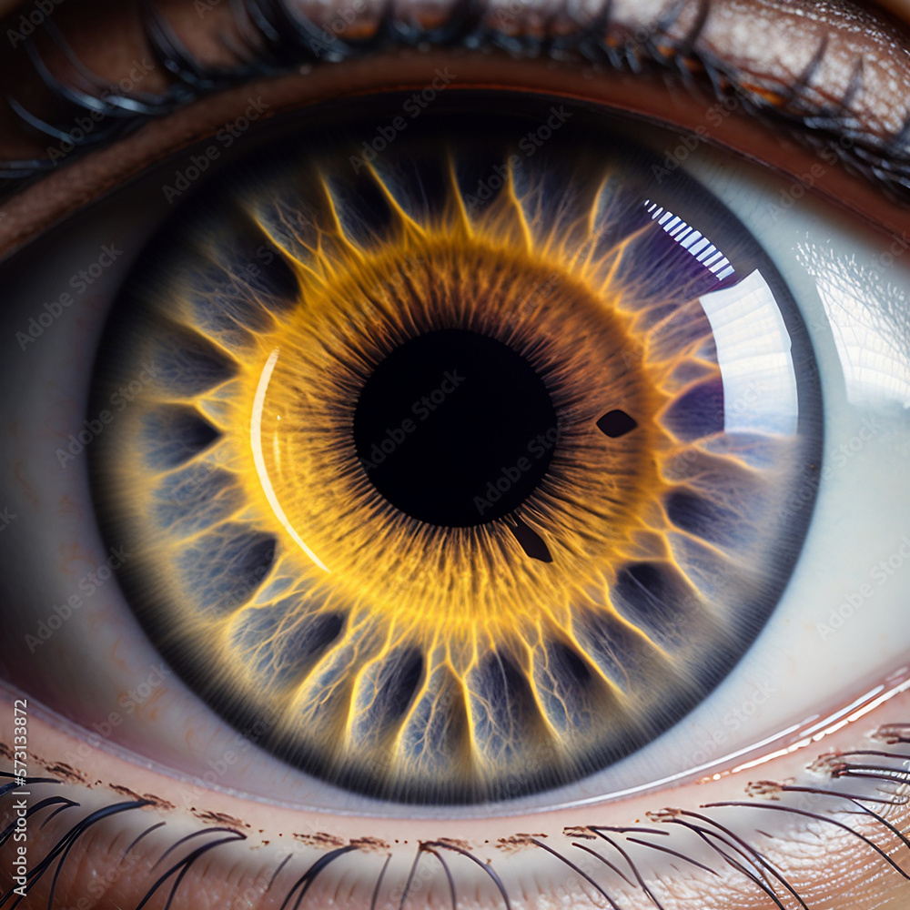 Fototapeta premium inside human eye iris photo