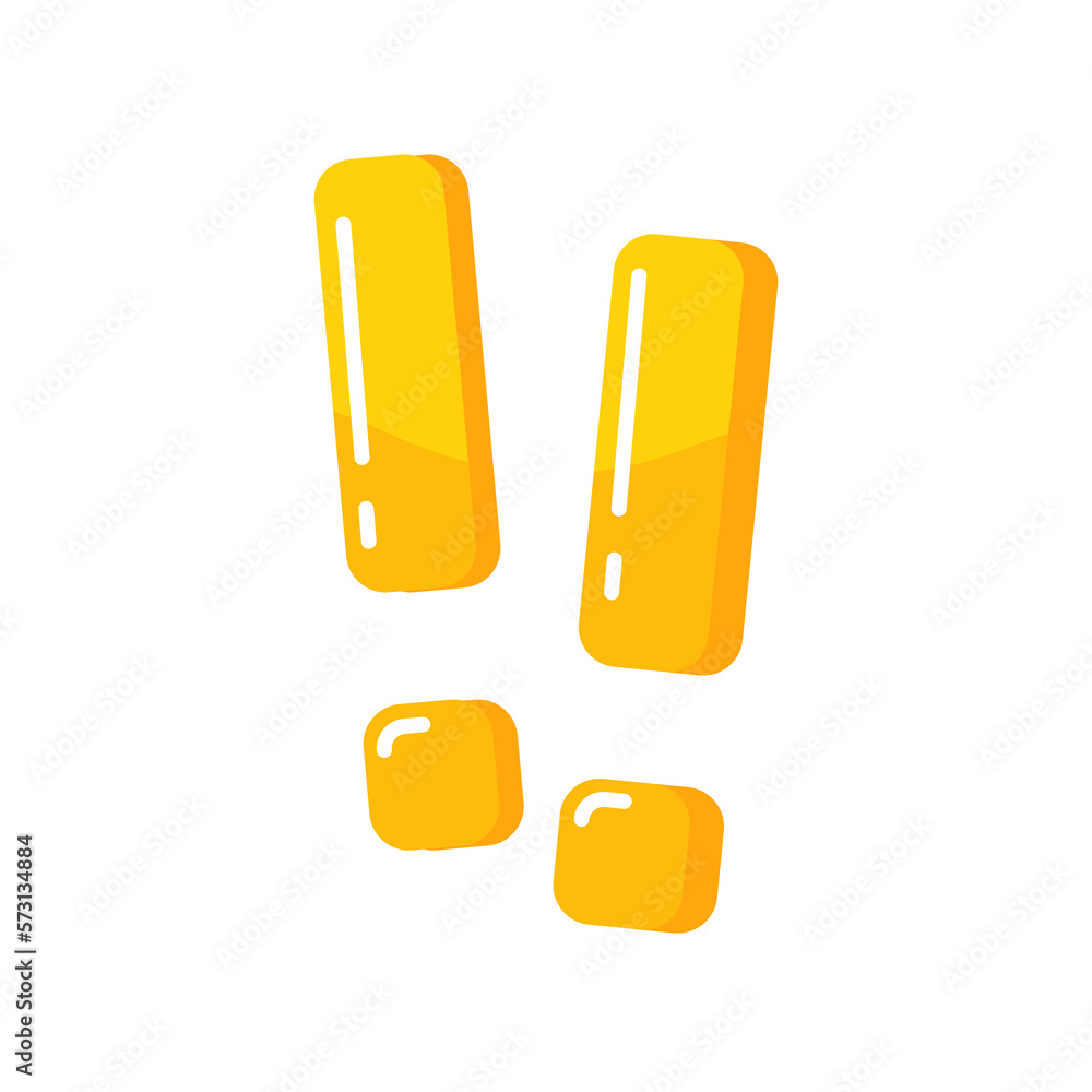 exclamation mark on quote text box surprise concept exclamation mark on quote text box surprise concept