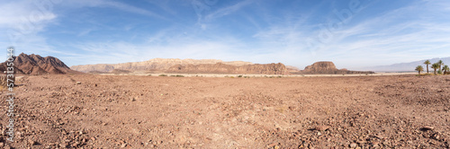 Fantastically beautiful landscape in the national park Timna, near the city of Eilat, in southern Israel