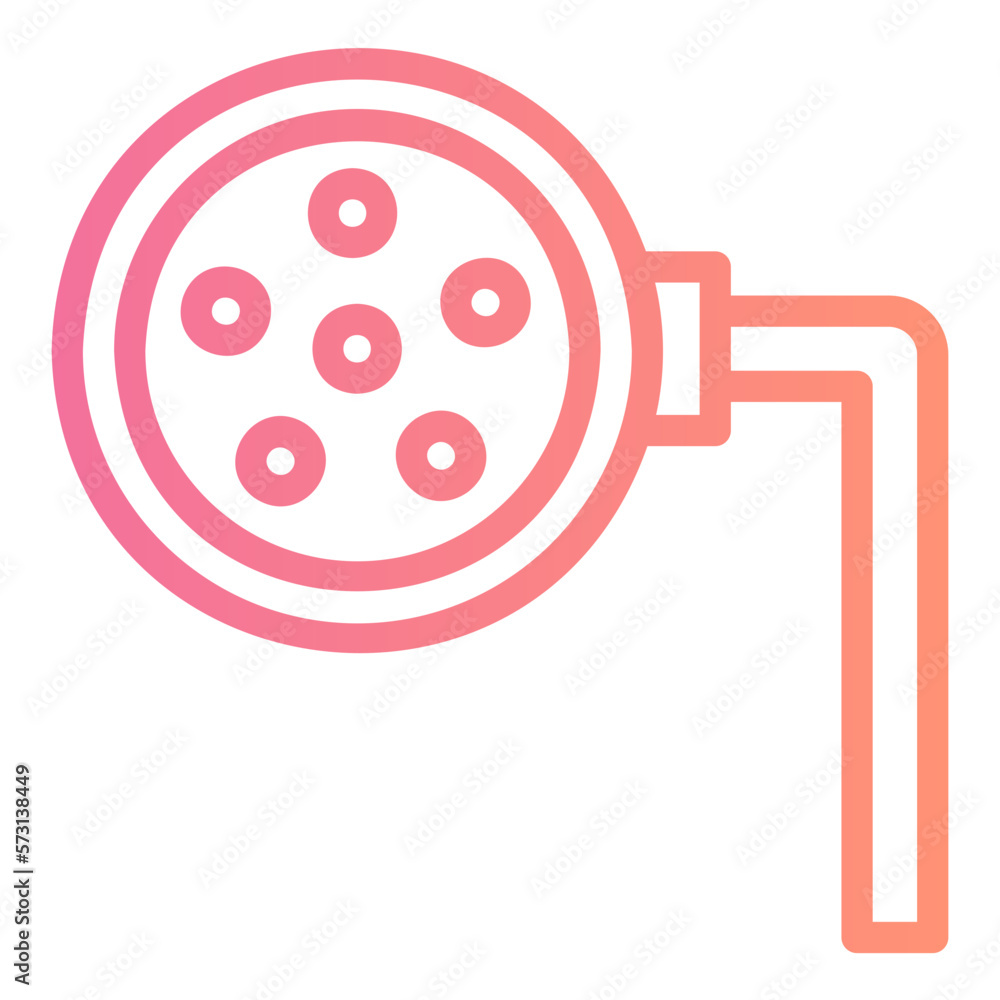 surgery lamp gradient icon surgery lamp gradient icon