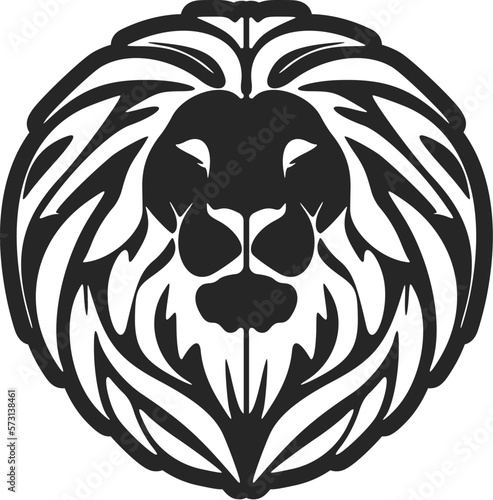 The chic black Lev's white logo. Isolated.