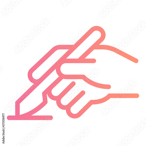 surgery gradient icon
