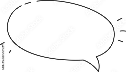 Communication cloud flat icon Greeting and invitation