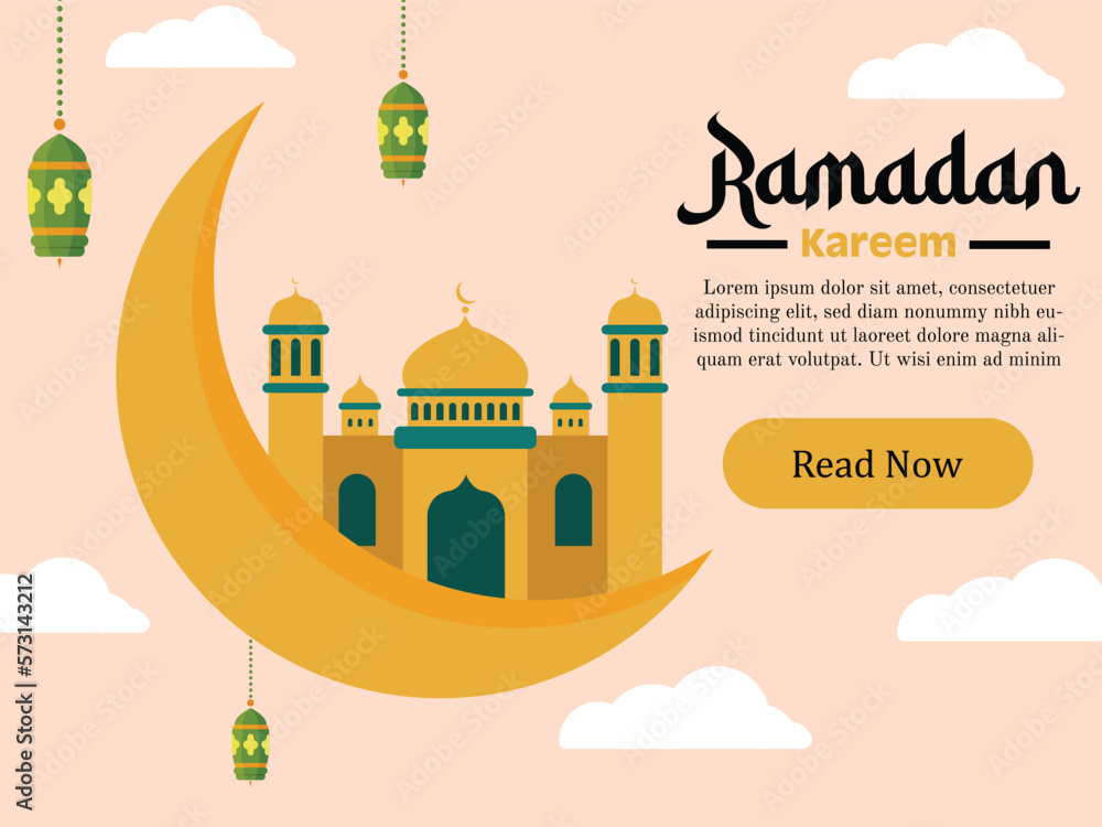 ramadan template for invitation, celebration, etc