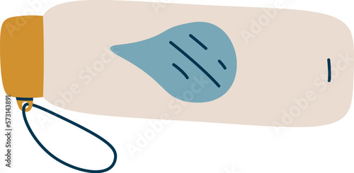 Bottle of water flat icon