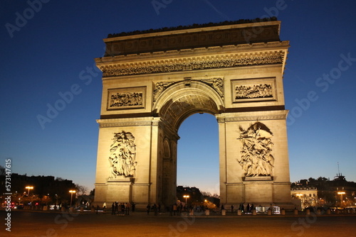 Arc de Triomphe in Paris, France