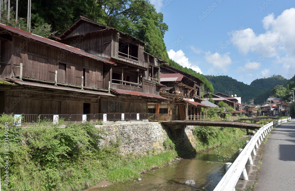 北山杉の里 中川の街並み 京都市北区中川 北山杉の里 中川の街並み 京都市北区中川