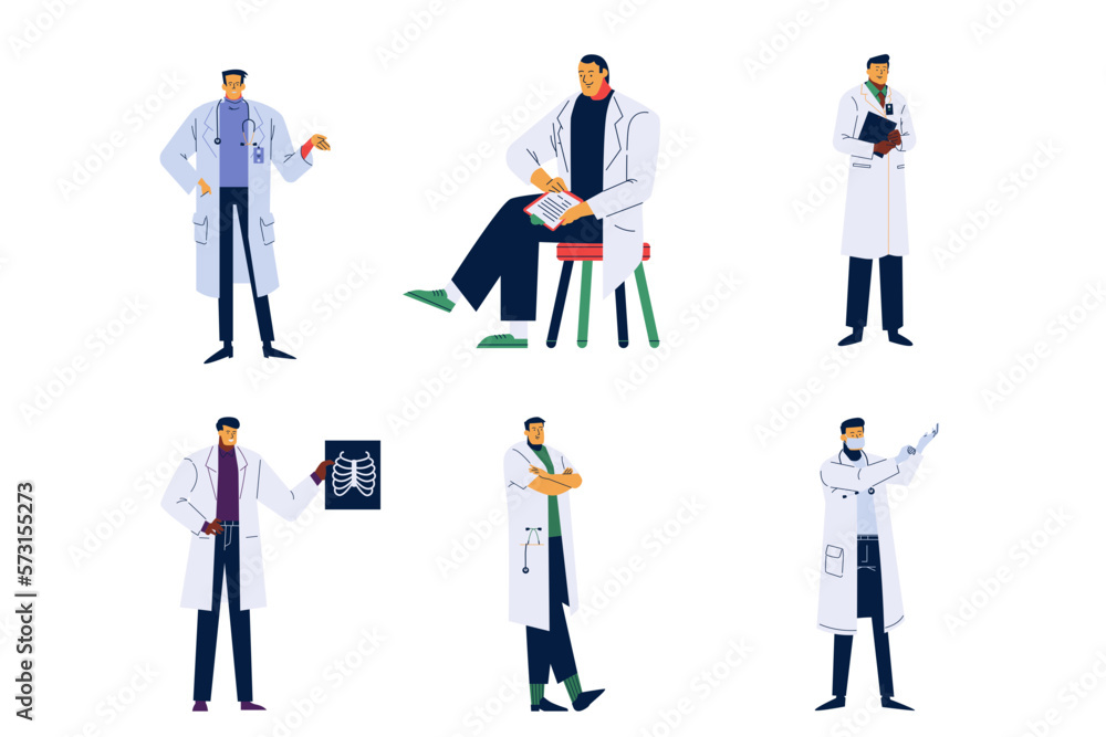 people in the office, doctor people, vector people art, people illustration