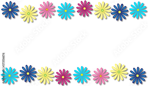 beautiful floral background of multicolored flowers on a light background