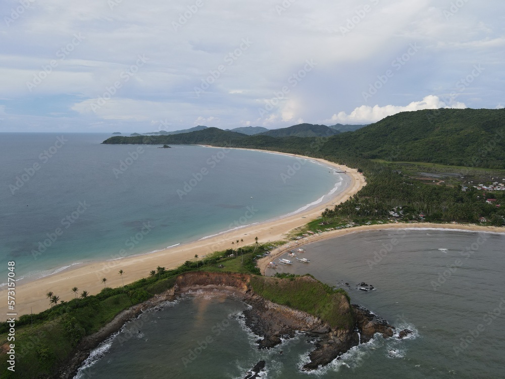 Nacpan Beach El Nido Pawan Philippines - DJI Drone Footage