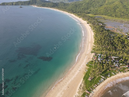 Nacpan Beach El Nido Pawan Philippines - DJI Drone Footage © MarkBlas