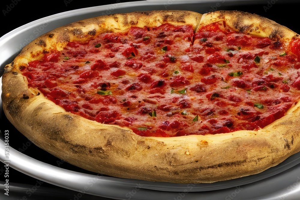 Chicago-style pizza 