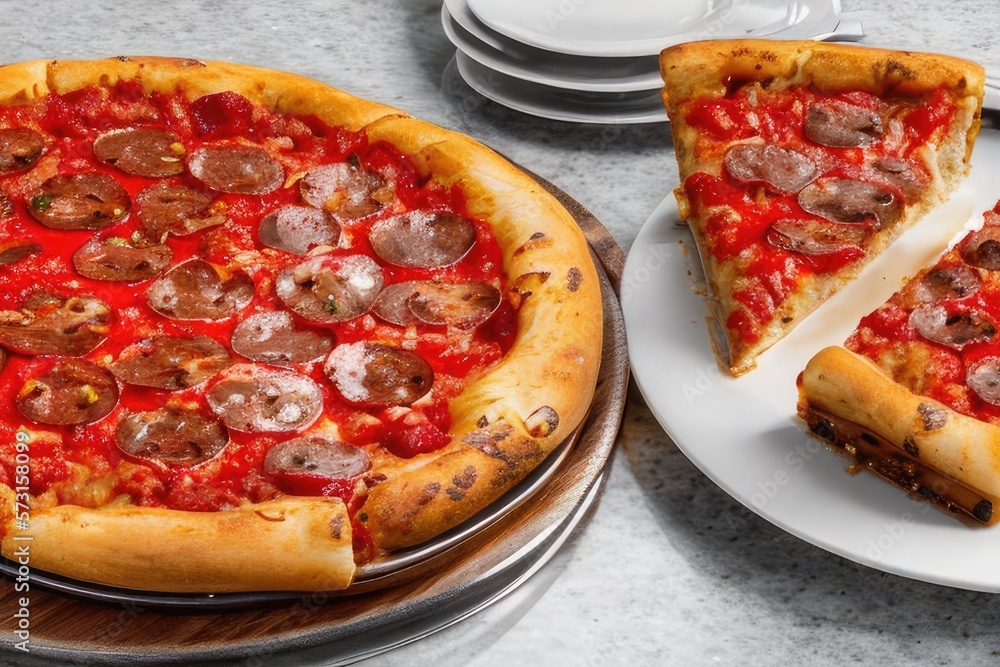 Chicago-style pizza Chicago-style pizza